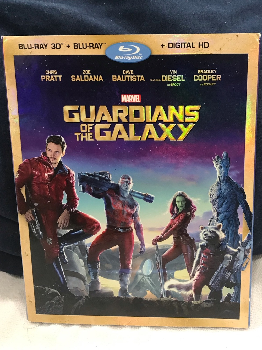 Marvel Guardians of the Galaxy  vol. 1 & 2  Blu-ray 3D + Blu-ray + Digital HD